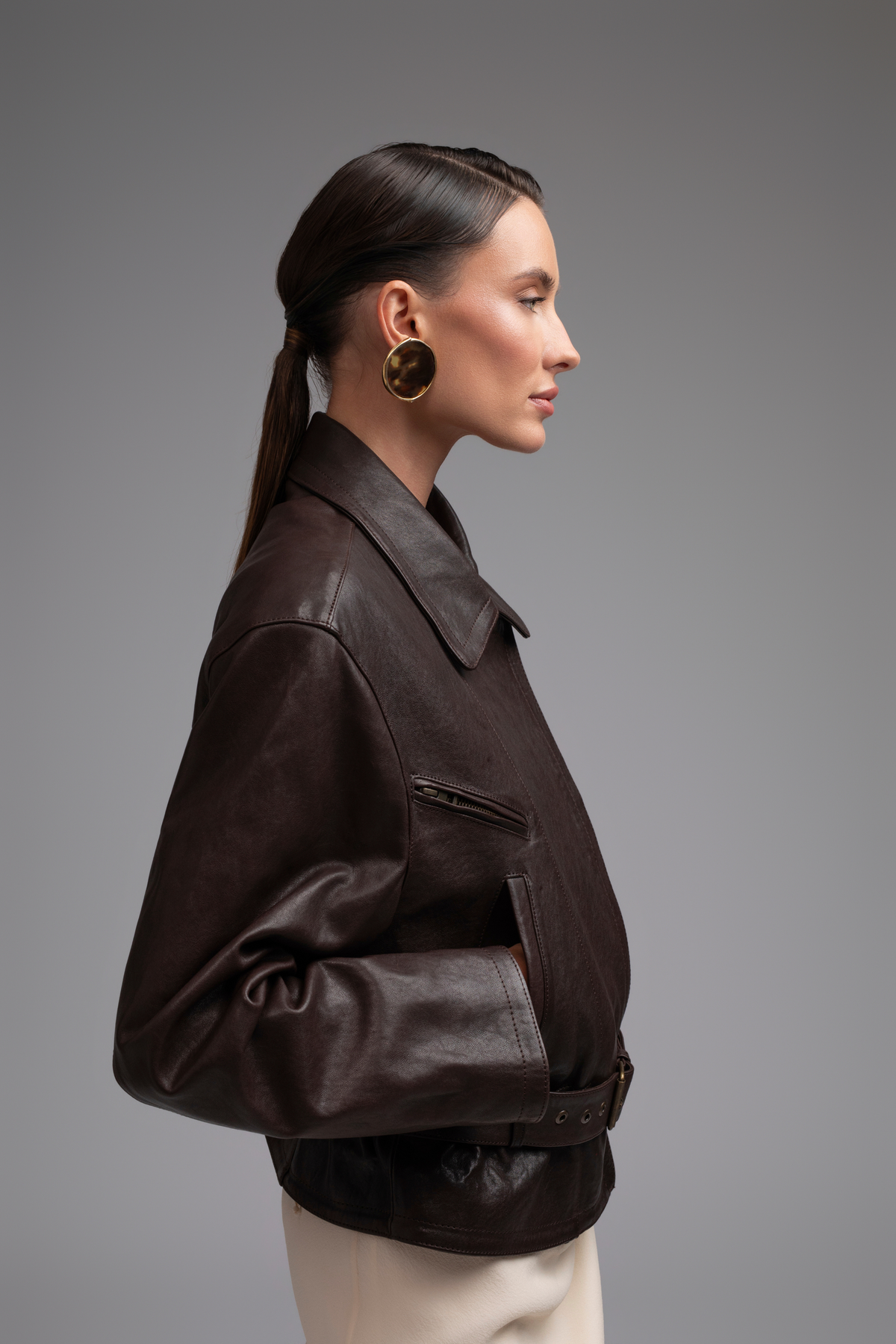 Sade Jacket - Dark Brown