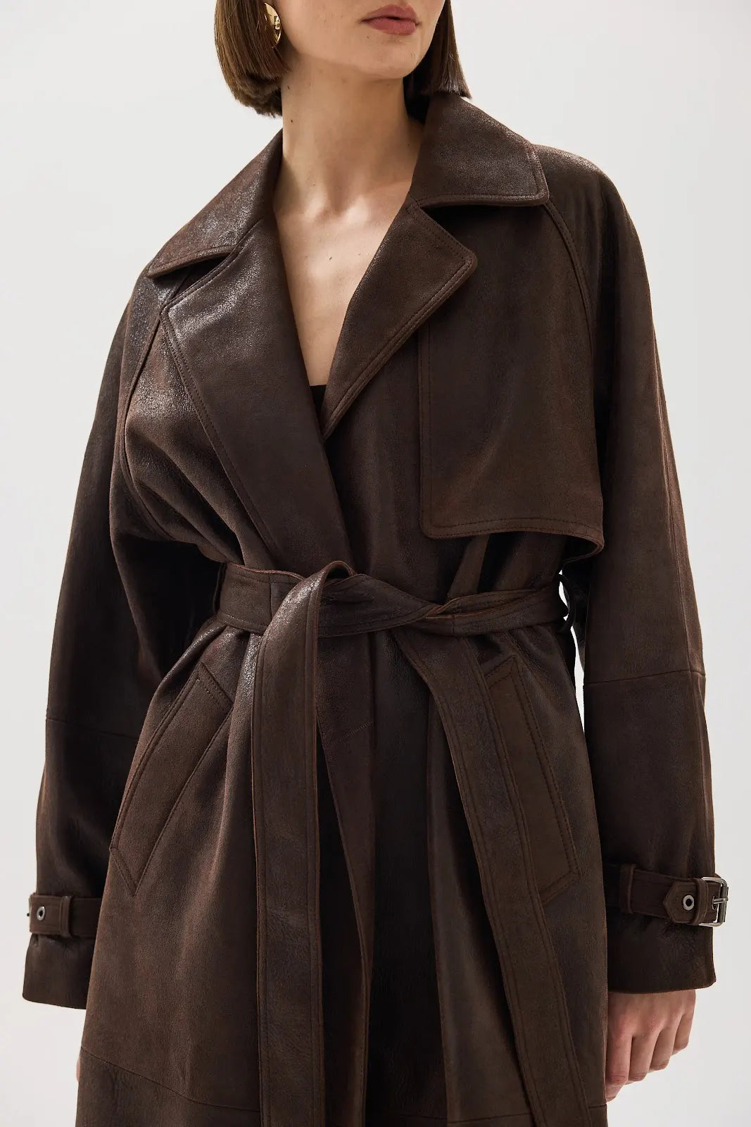 Venice Trench Coat Brown