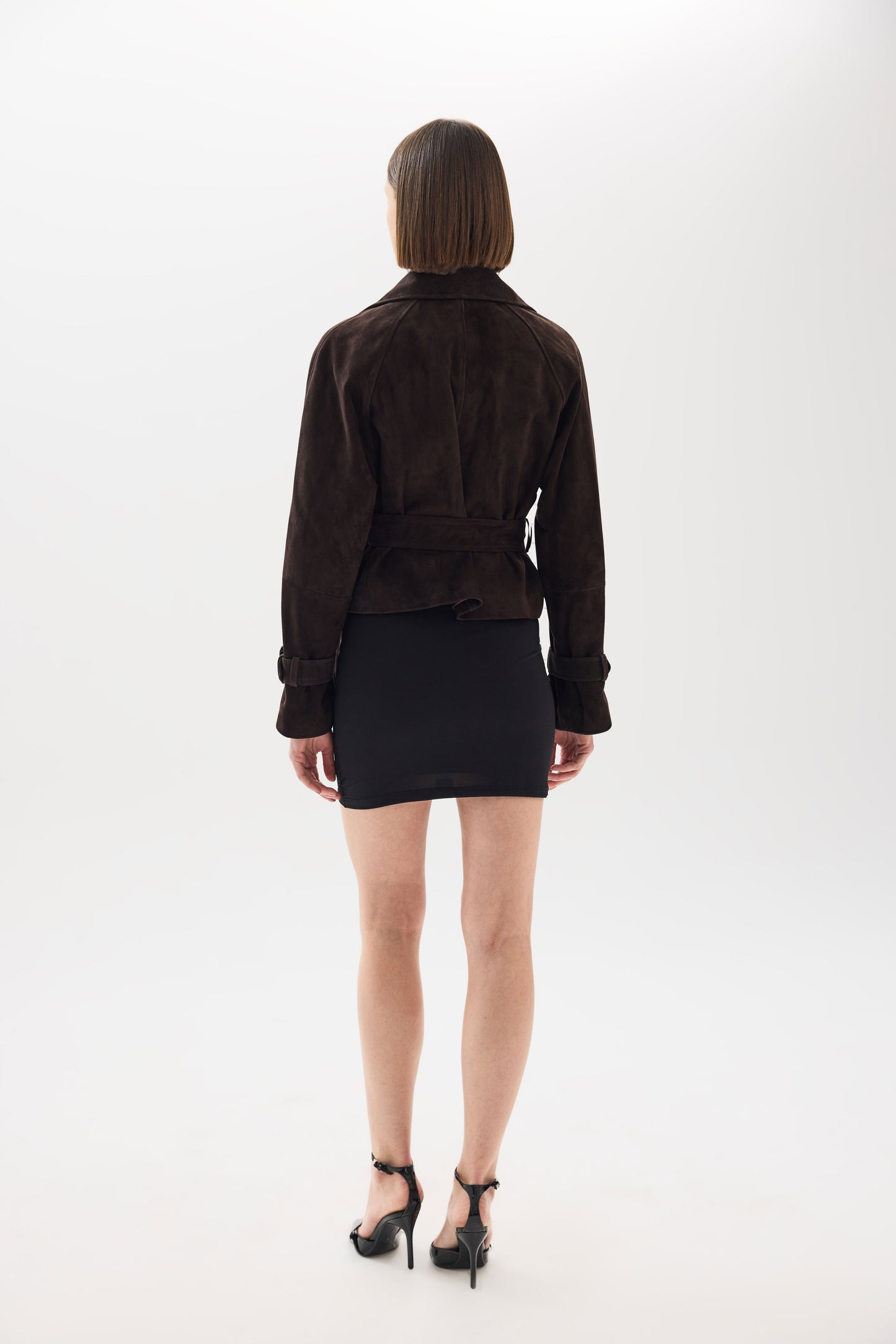 Monaco Jacket Brown Suede