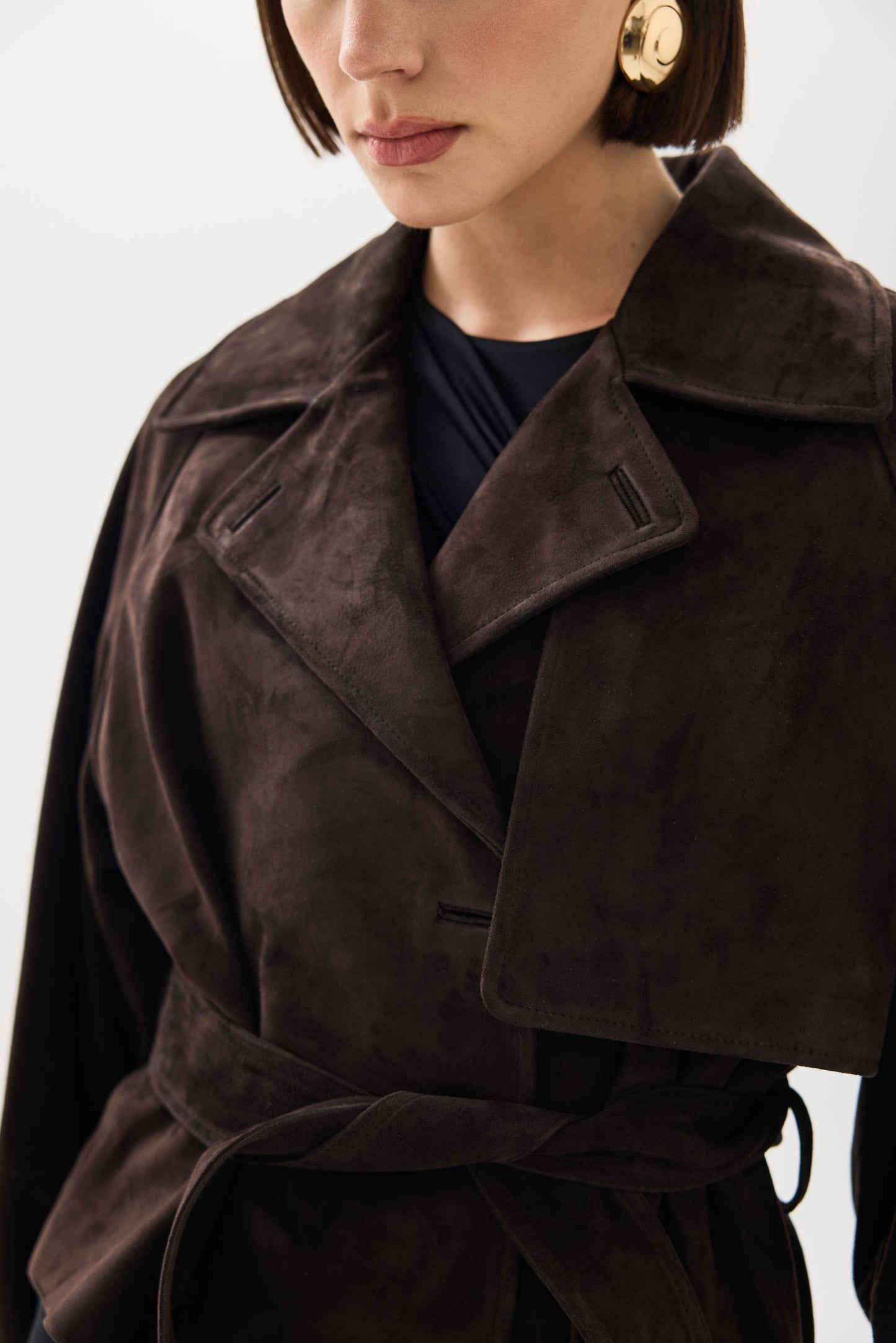 Monaco Jacket Brown Suede