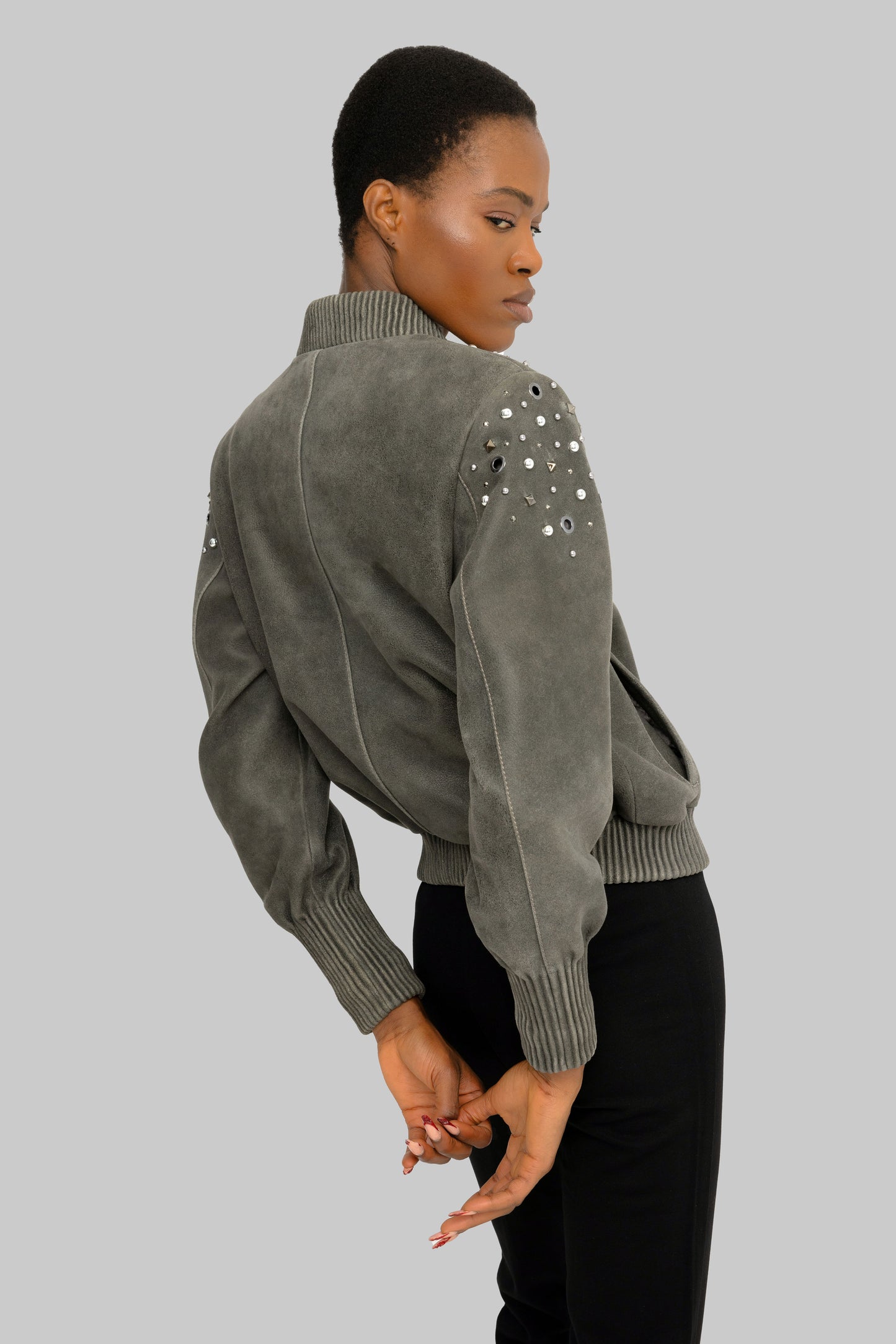 Dubai Bomber Jacket Gray