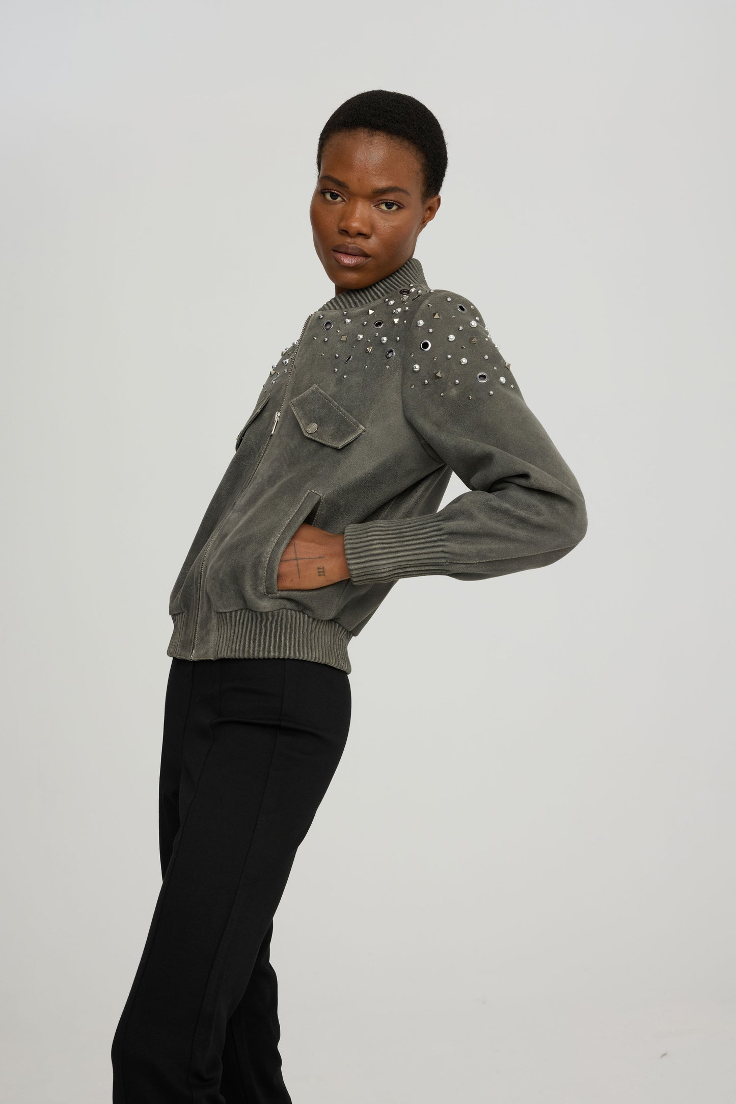 Dubai Bomber Jacket Gray