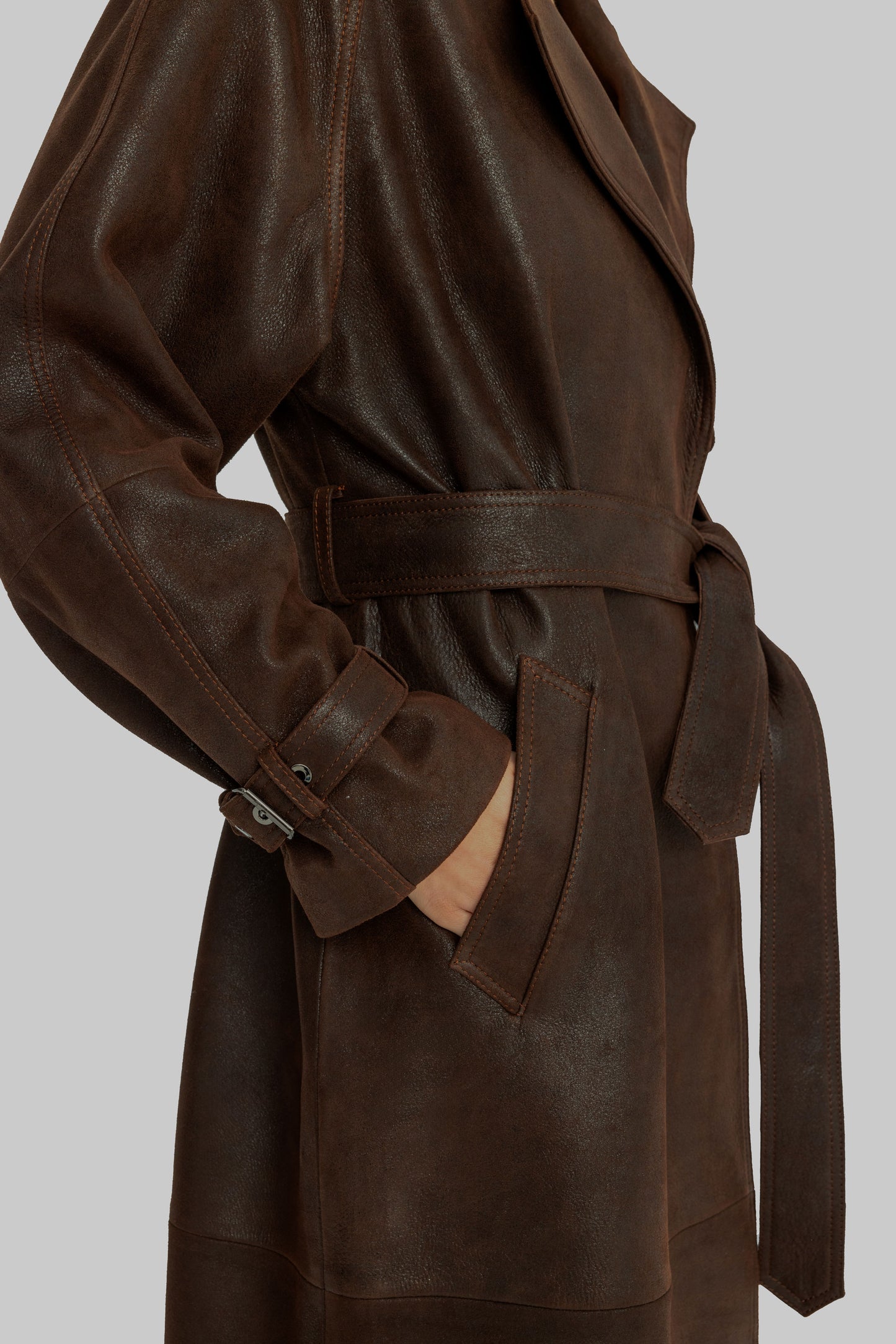 Venice Trench Coat Brown