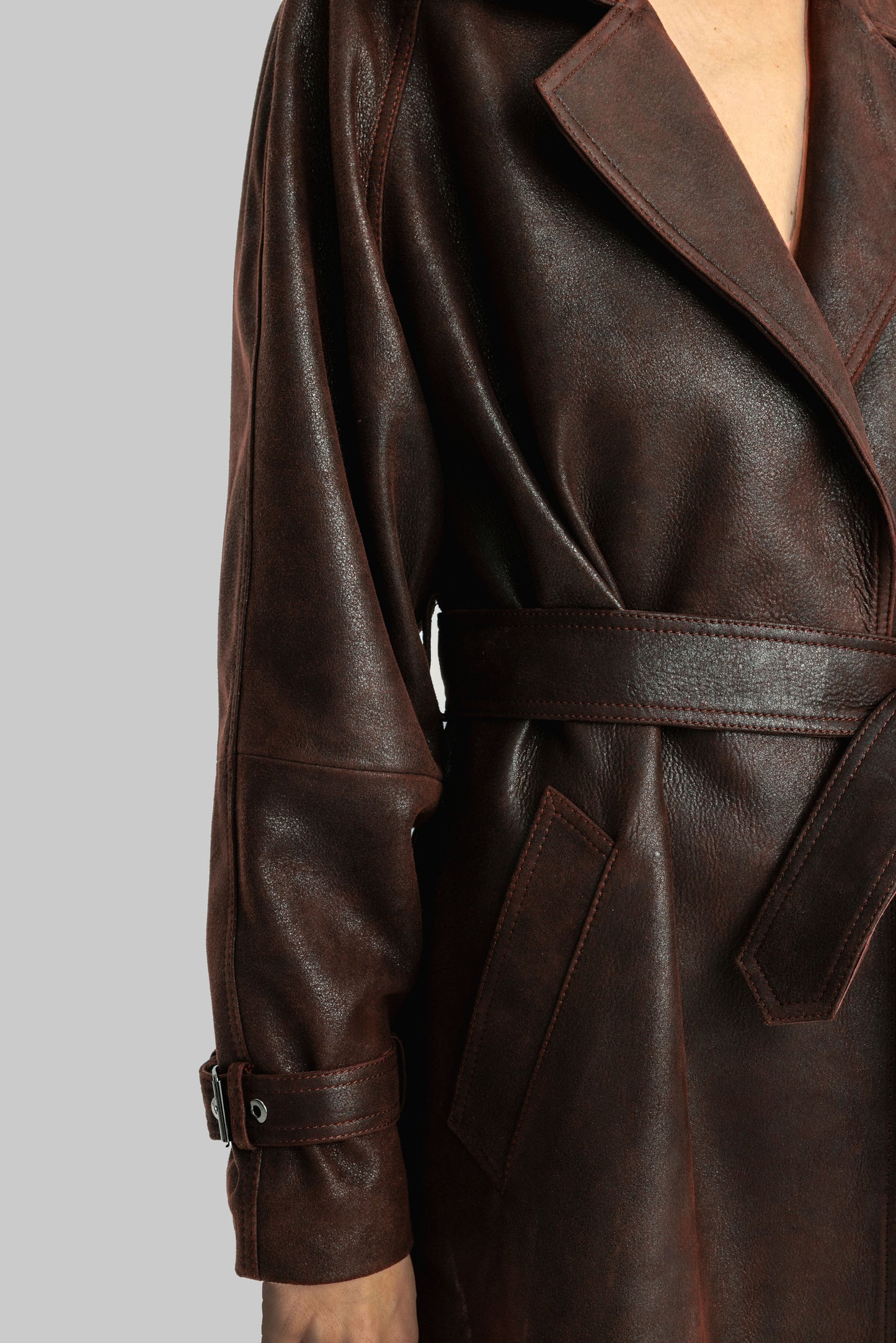 Venice Trench Coat Brown