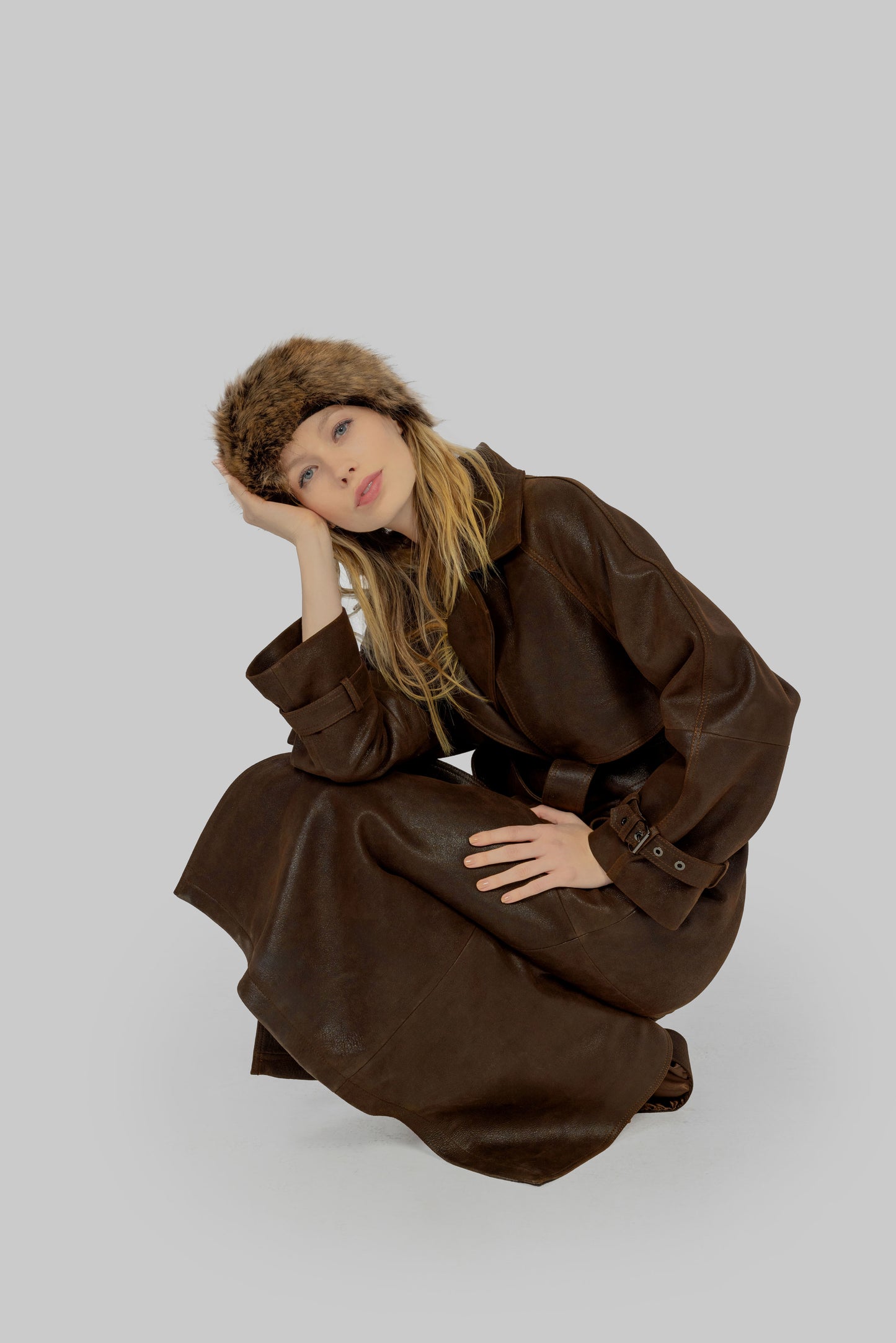 Venice Trench Coat Brown
