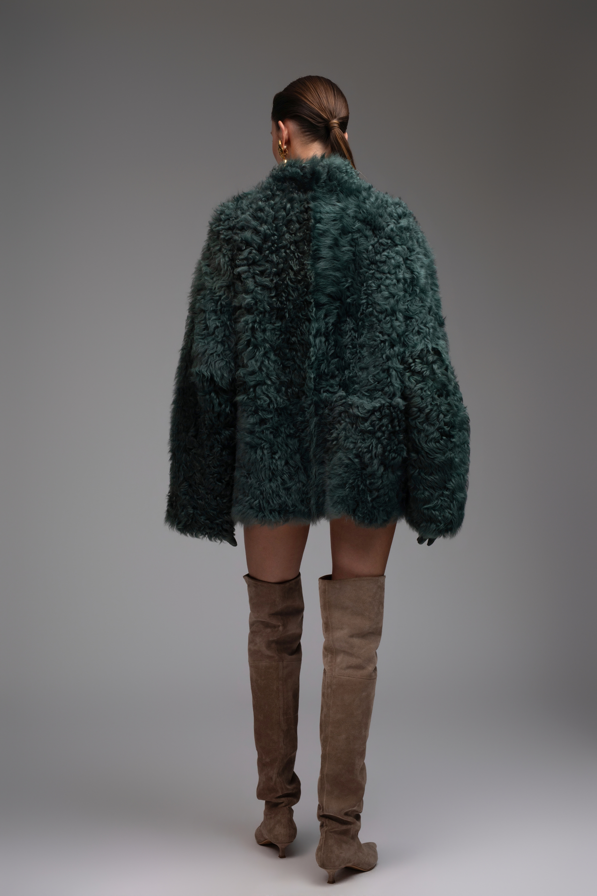 Moscow Shearling Jacket - Green
