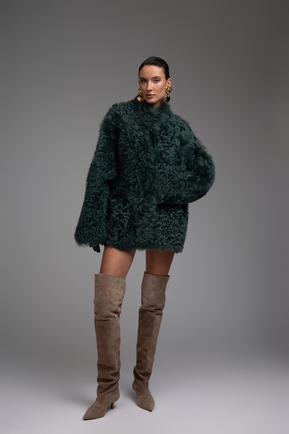 Moscow Shearling Jacket - Green