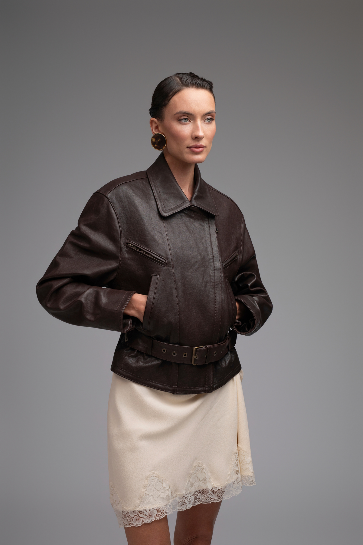 Sade Jacket - Dark Brown