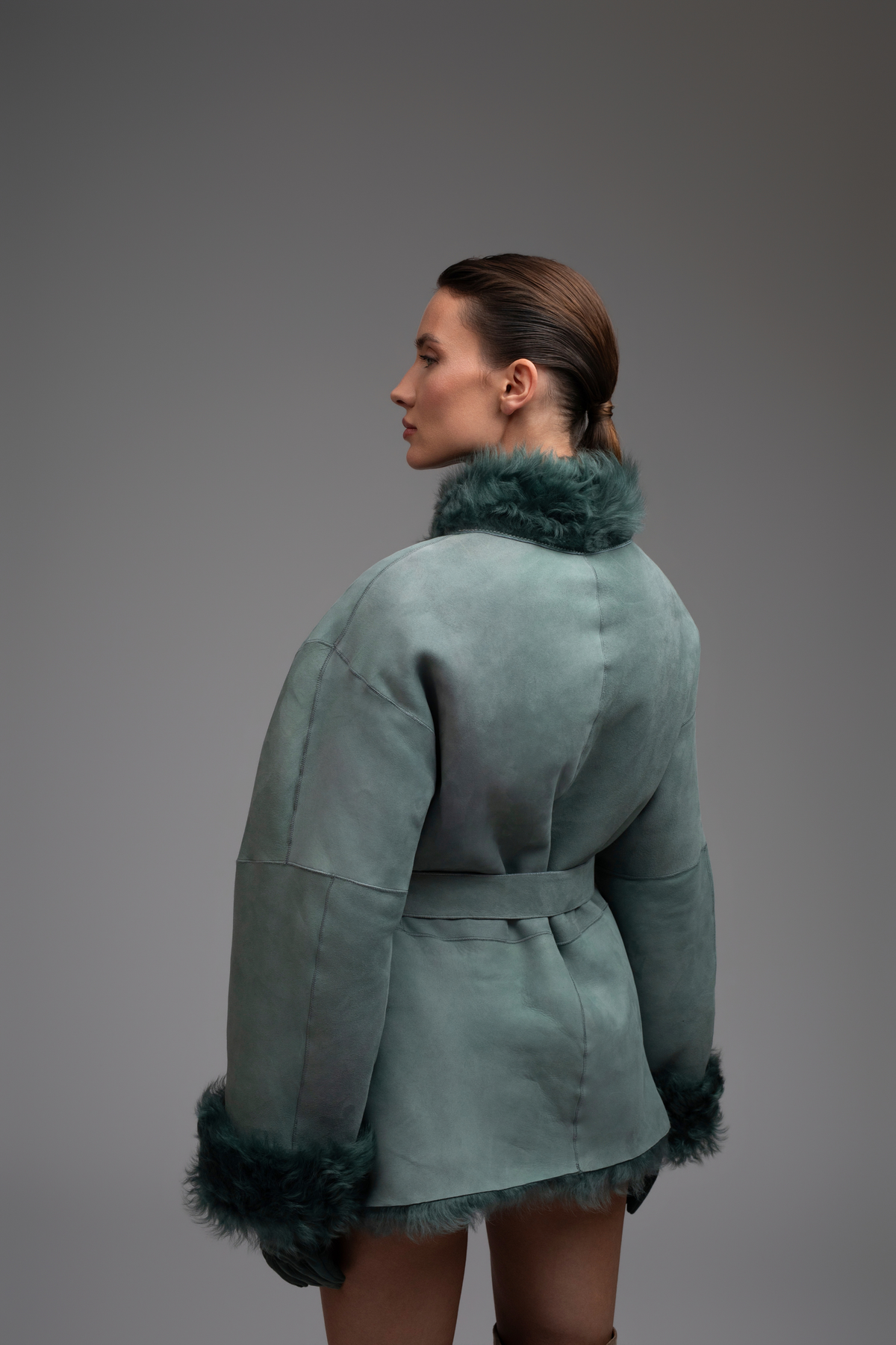 Moscow Shearling Jacket - Green