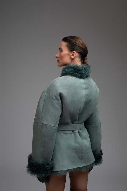 Moscow Shearling Jacket - Green