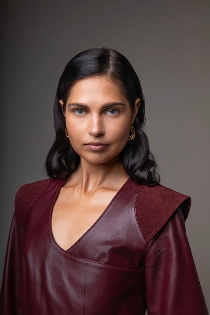 Tokyo Dress Burgundy