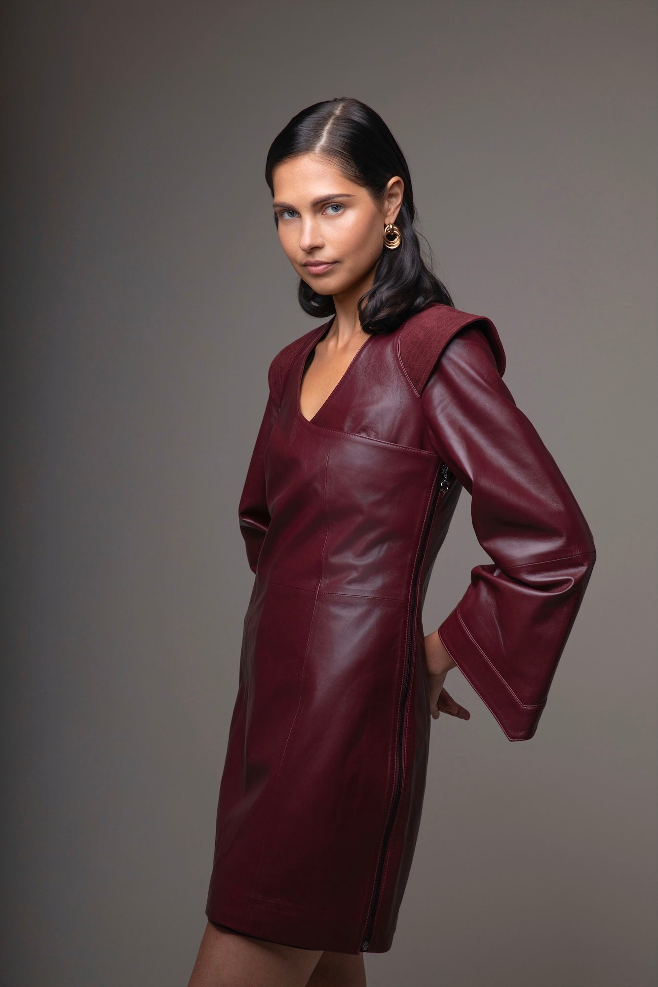 Tokyo Dress Burgundy