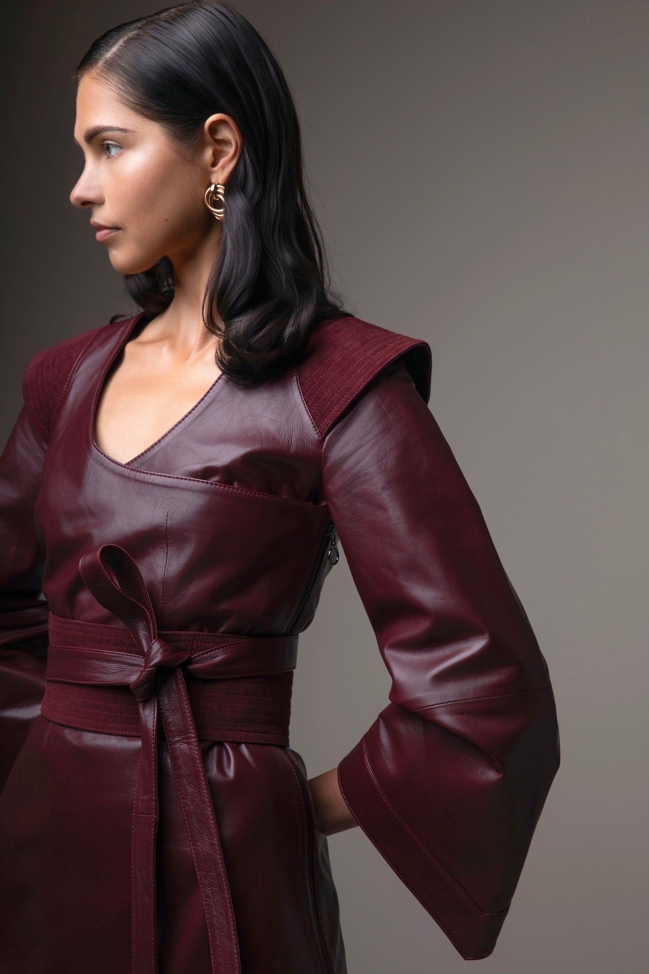 Tokyo Dress Burgundy