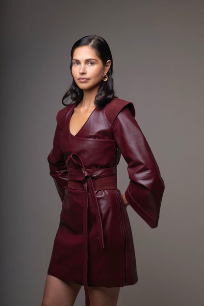 Tokyo Dress Burgundy