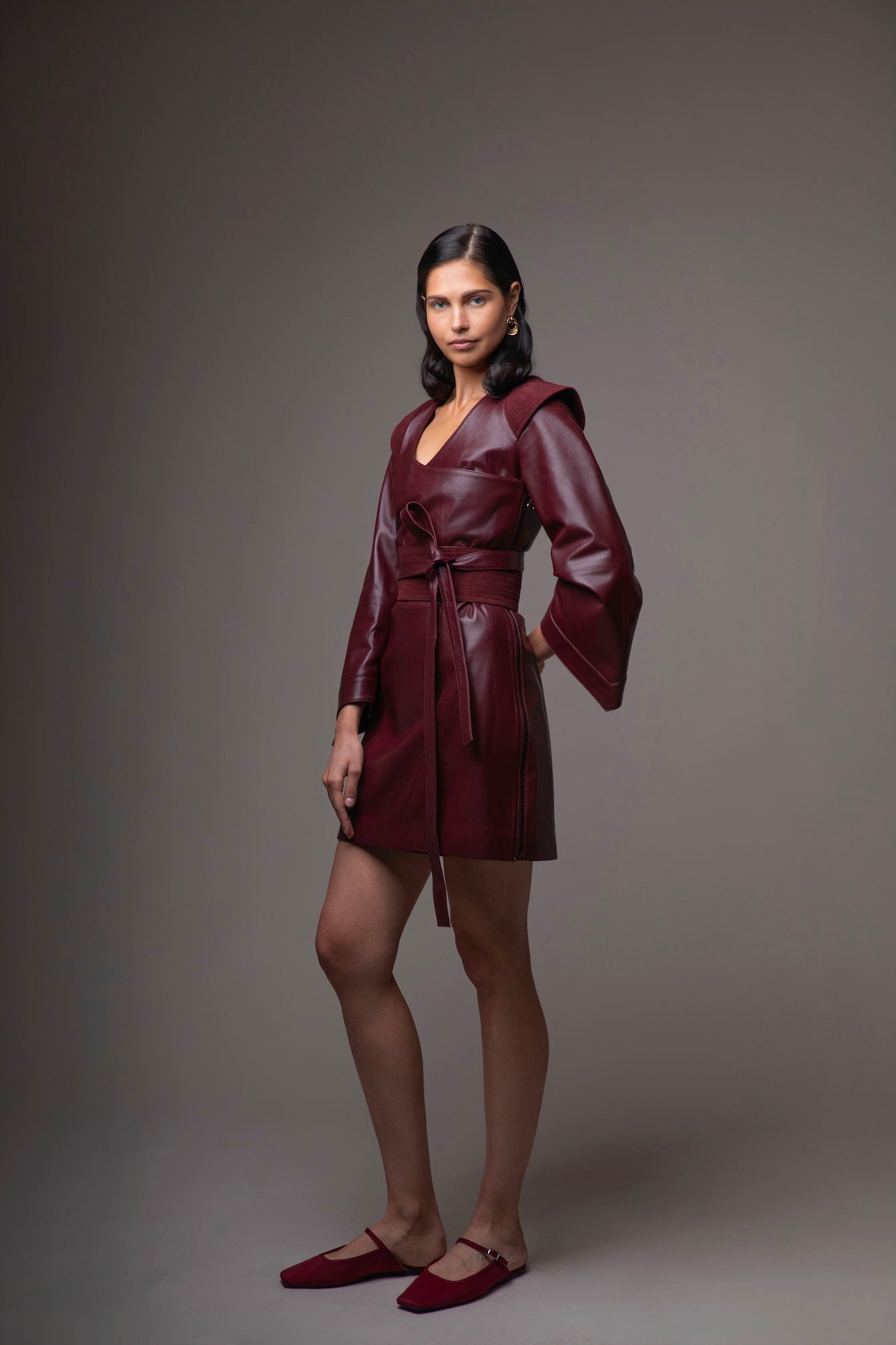 Tokyo Dress Burgundy