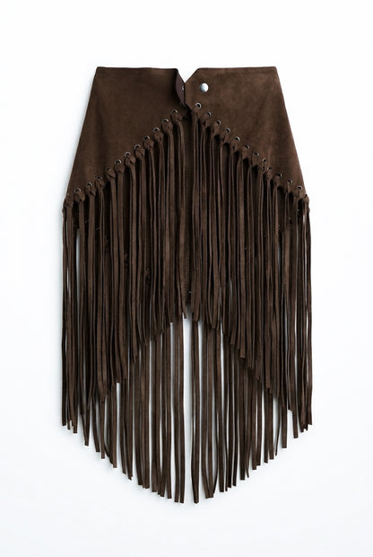 Arizona Fringed Shawl – Mocha