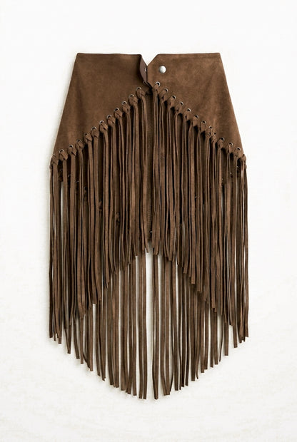 Arizona Fringed Shawl – Tobacco