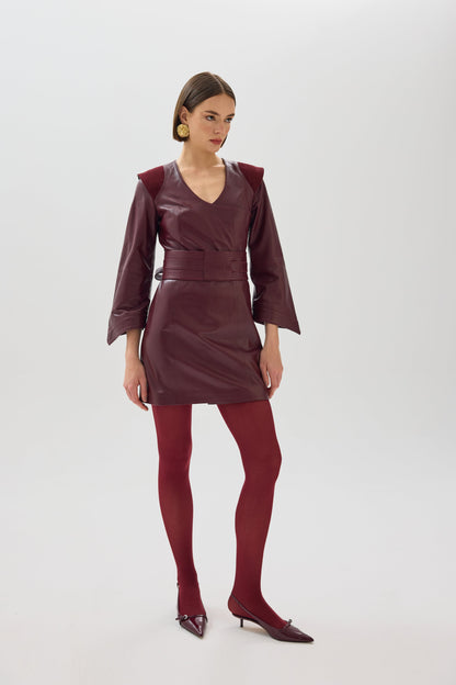 Tokyo Dress Burgundy