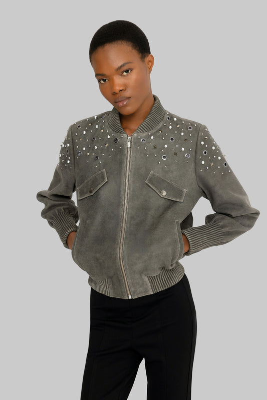Dubai Bomber Jacket Gray
