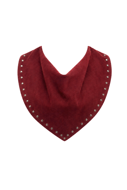 Arizona Studded Shawl Burgundy
