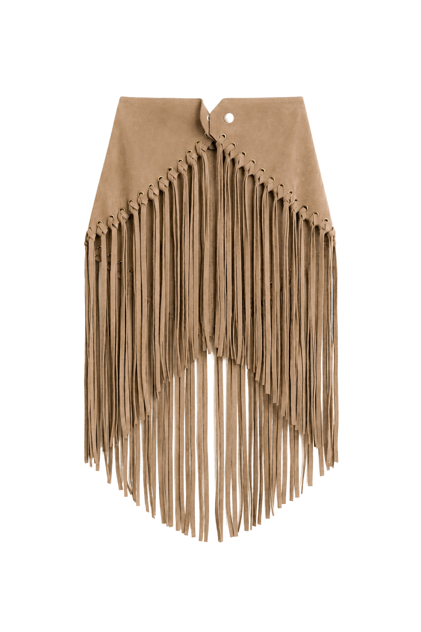 Arizona Fringed Shawl Beige