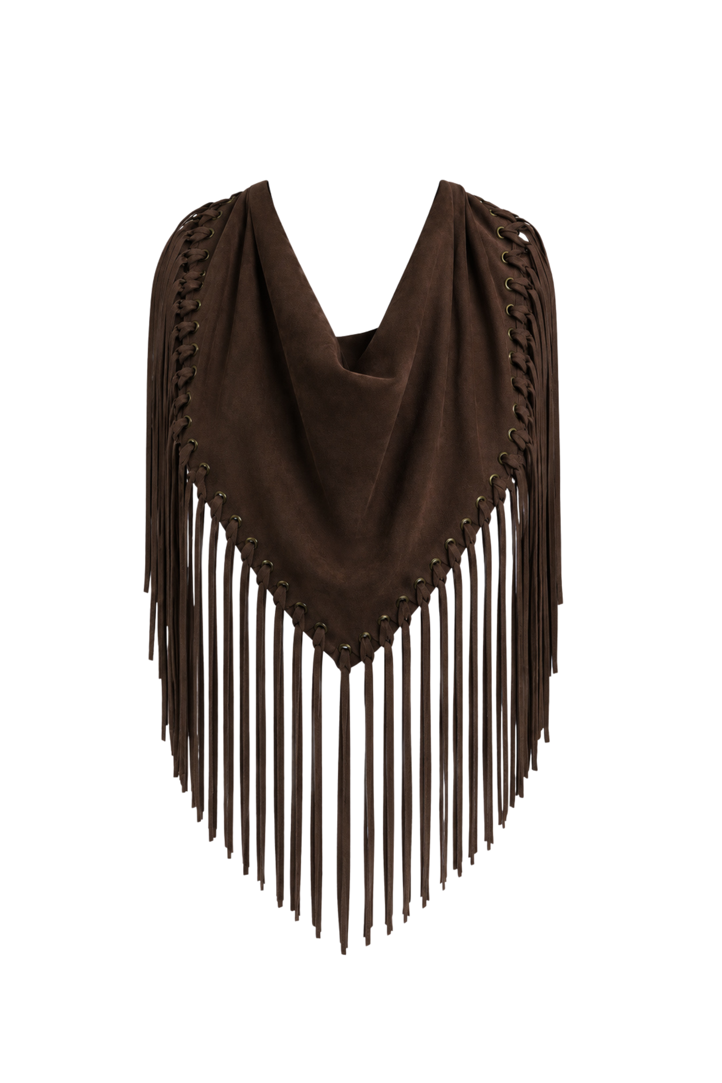 Arizona Fringed Shawl Mocha