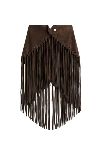 Arizona Fringed Shawl Mocha
