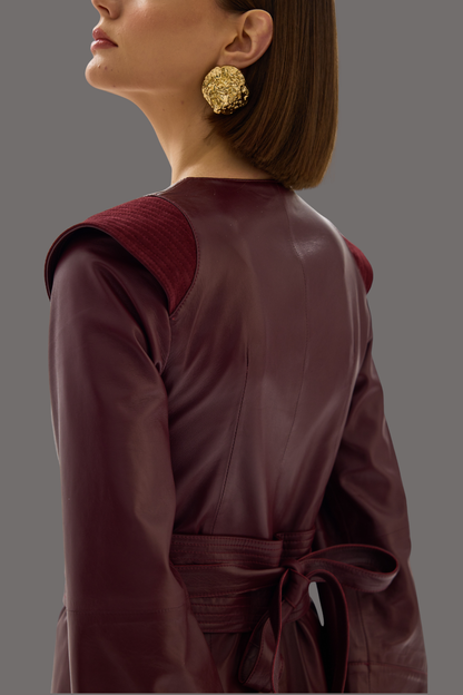 Tokyo Dress Burgundy