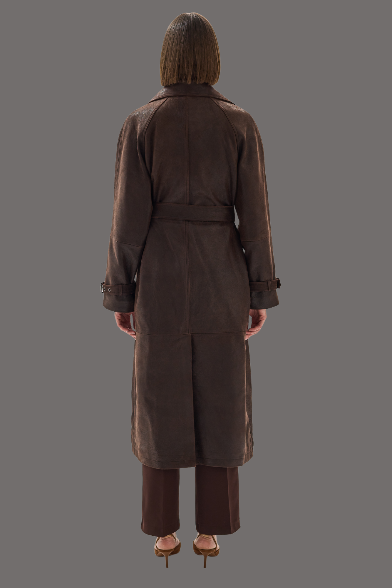 Venice Trench Coat Brown